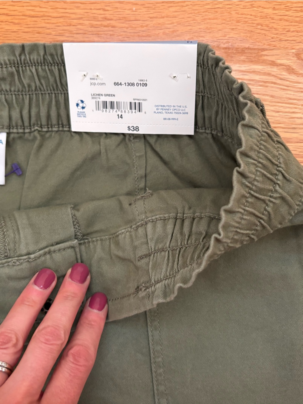 NWT Arizona Jean Co High-Rise Pull-On Shorts Set (2 Pairs) - Women’s Size 14 - Picture 4 of 7